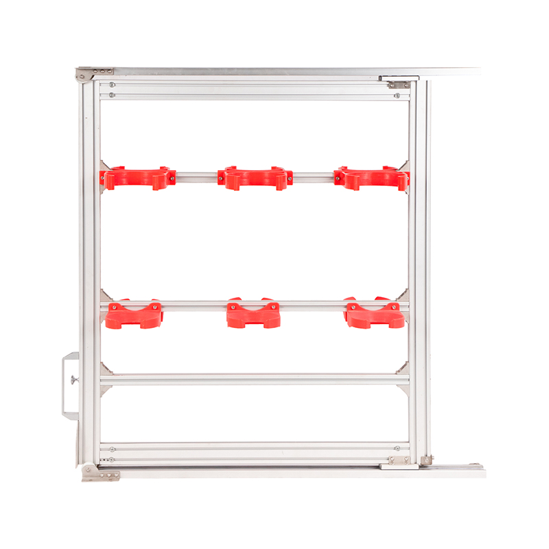 Plateau vertical coulissant pour camion de pompiers
