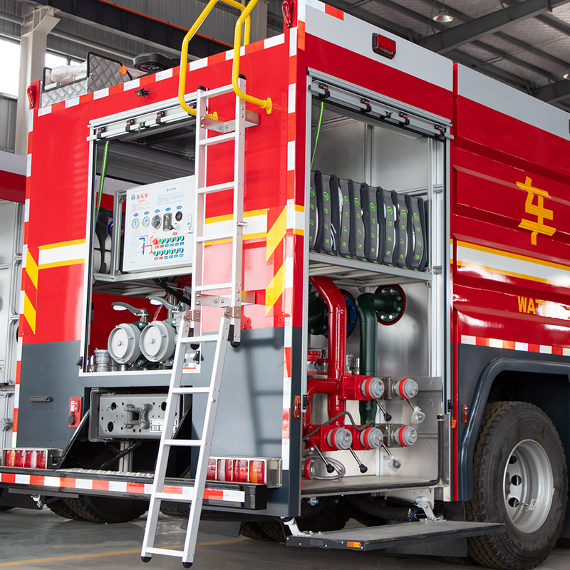 Échelle d'accès aux appareils d'incendie pliable